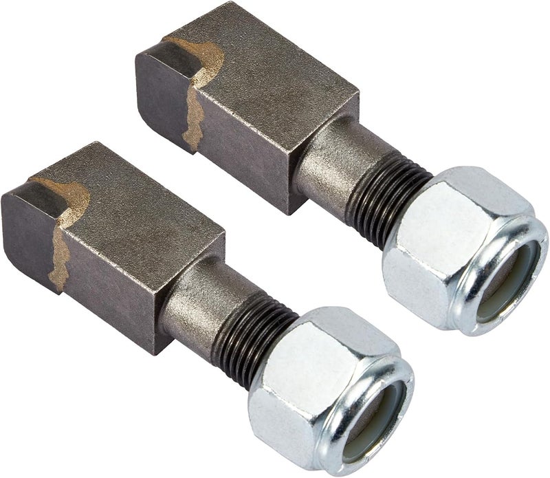 CarBole 2 Pack Stump Grinder Teeth Fit Woodland Mills SC50 Stump Grinder Tooth Parts for Cutting Tree Stub, Carbide Tips with 5/8" Nuts, 2-7/8"L x 3/4"W - Image 1